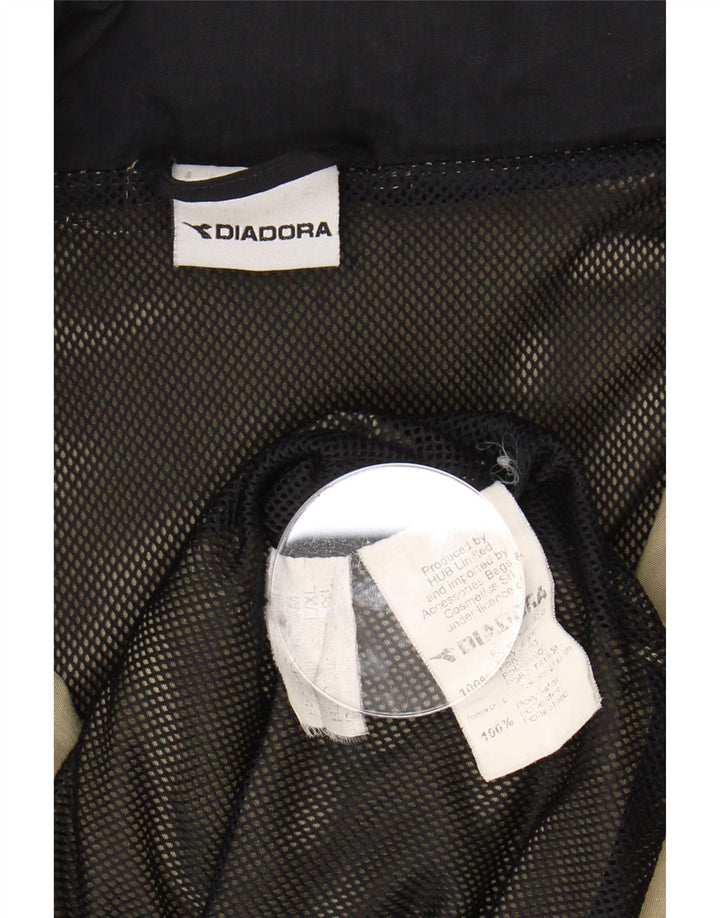 DIADORA Mens Rain Jacket UK 40 Large Green Polyamide Vintage Diadora and Second-Hand Diadora from Messina Hembry 