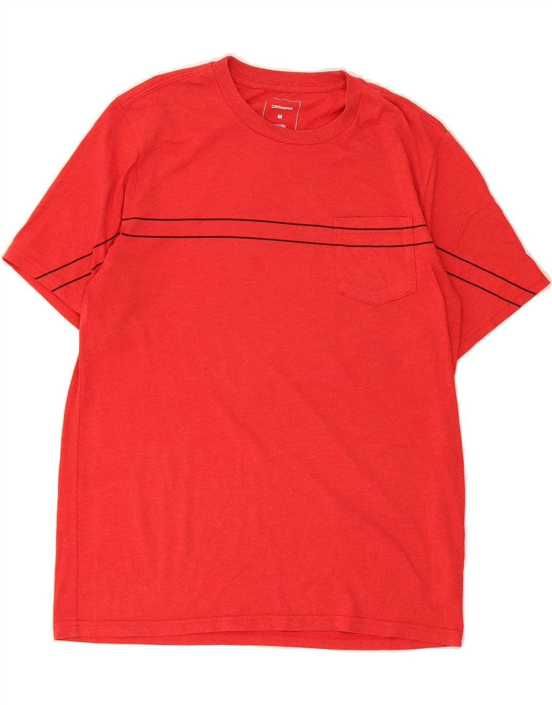 CONVERSE Mens T-Shirt Top Medium Red Cotton Vintage Converse and Second-Hand Converse from Messina Hembry 