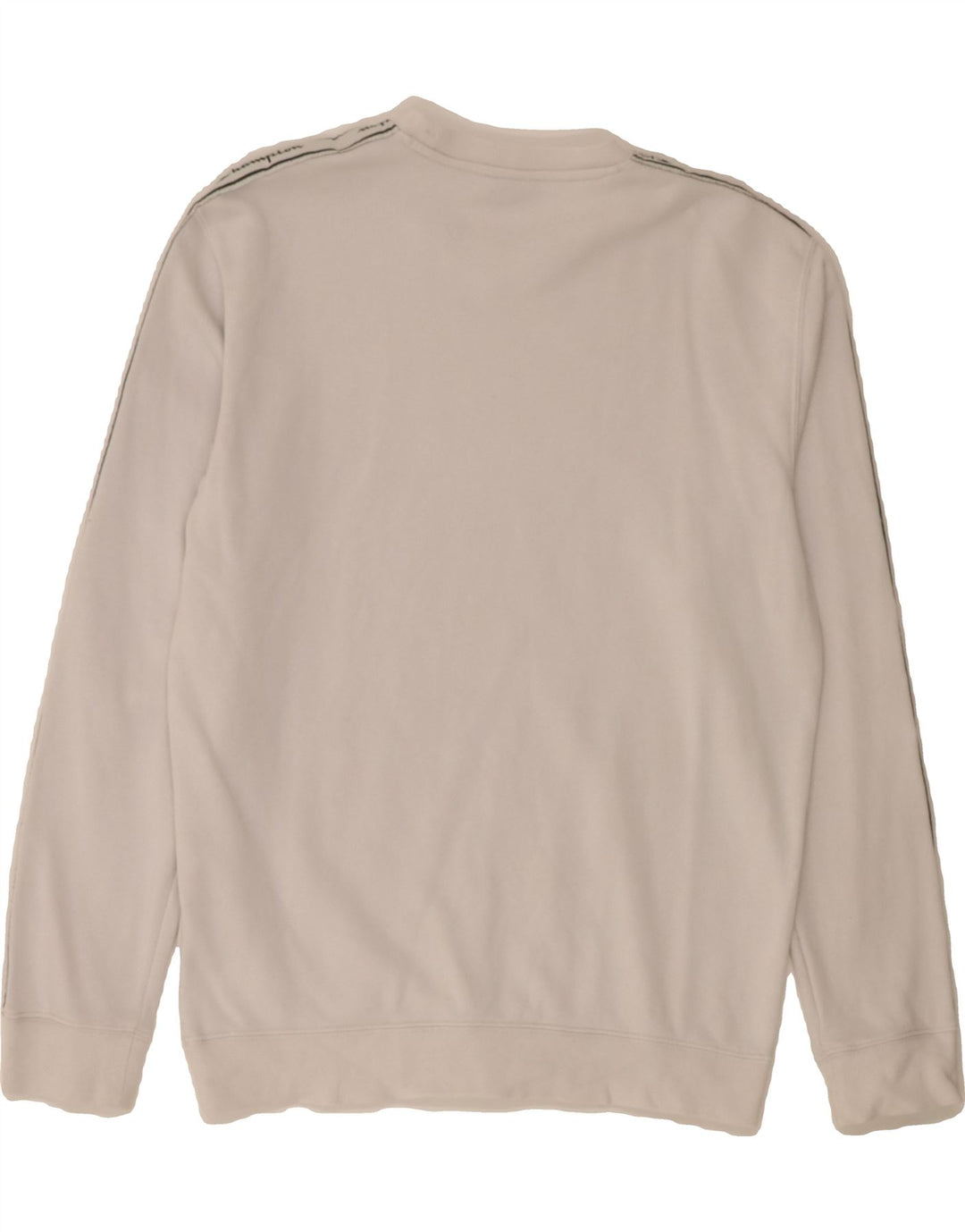CHAMPION Mens Graphic Sweatshirt Jumper Medium White Cotton Vintage Champion and Second-Hand Champion from Messina Hembry 