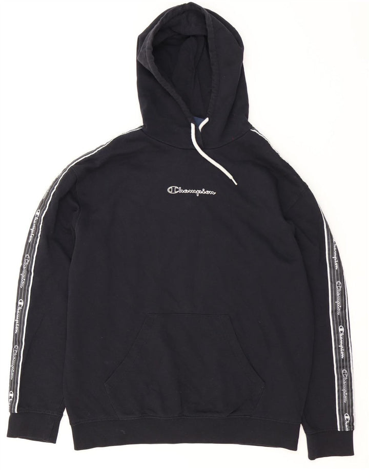 Champion Herre grafisk hættetrøje Jumper Medium Sort