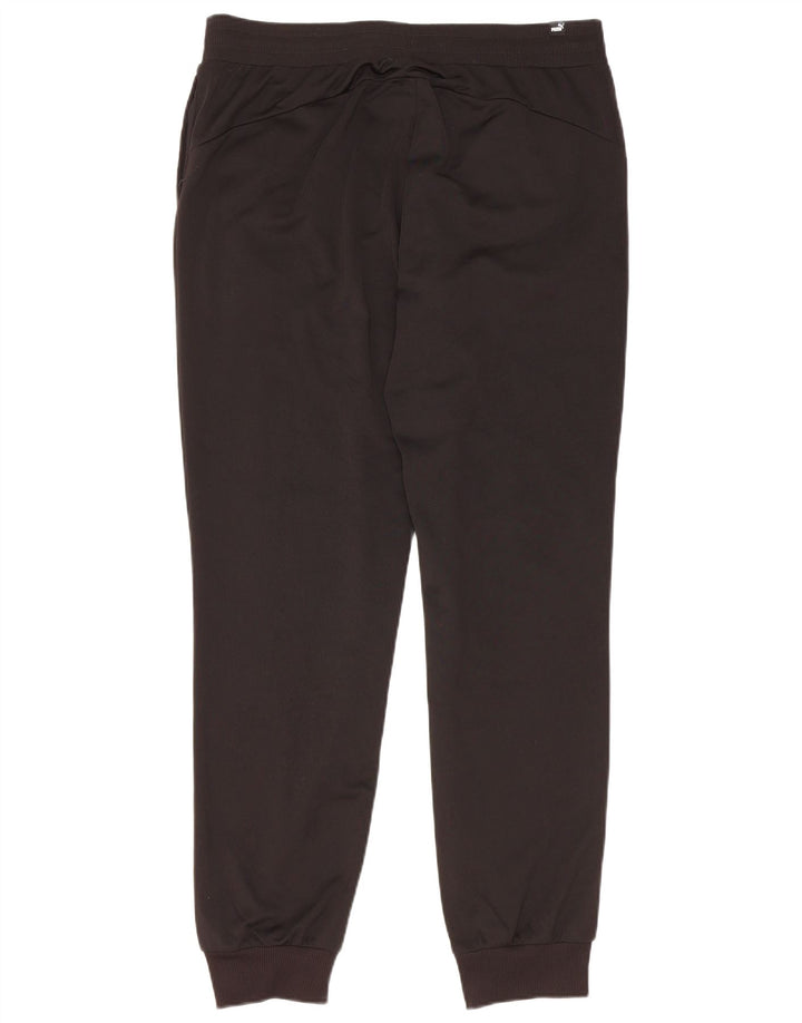 PUMA Mens Tracksuit Trousers Joggers Large  Black Polyester