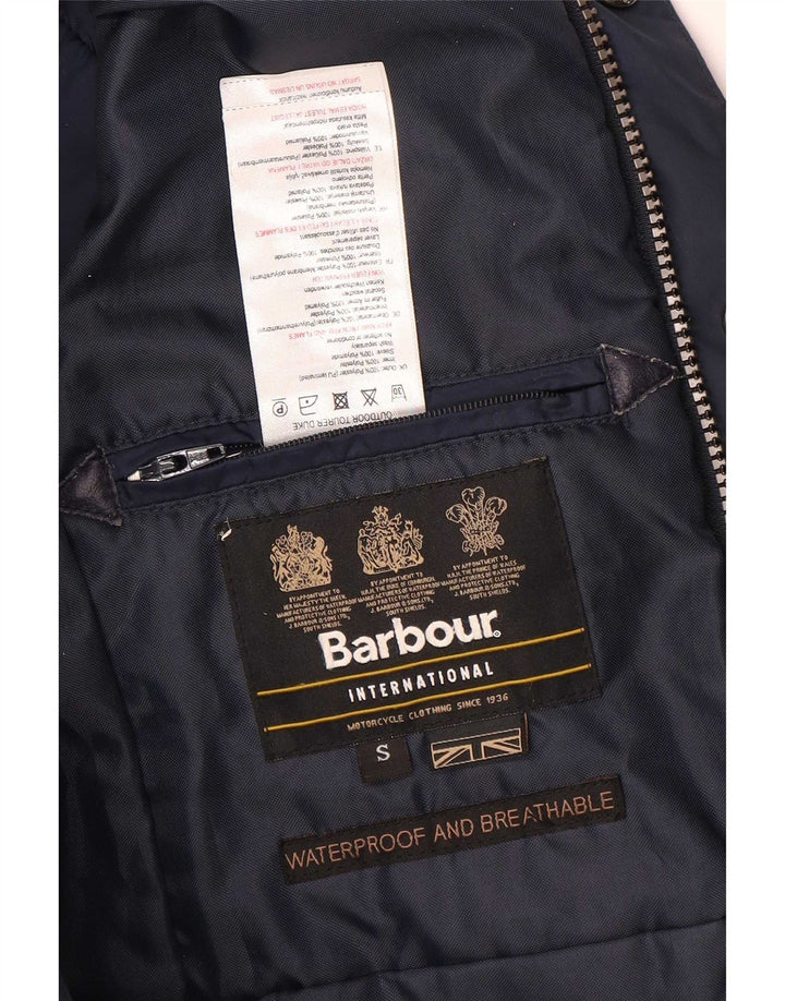 Barbour Giacca da gara per ragazzi 6-7 anni Piccola in poliestere blu navy
