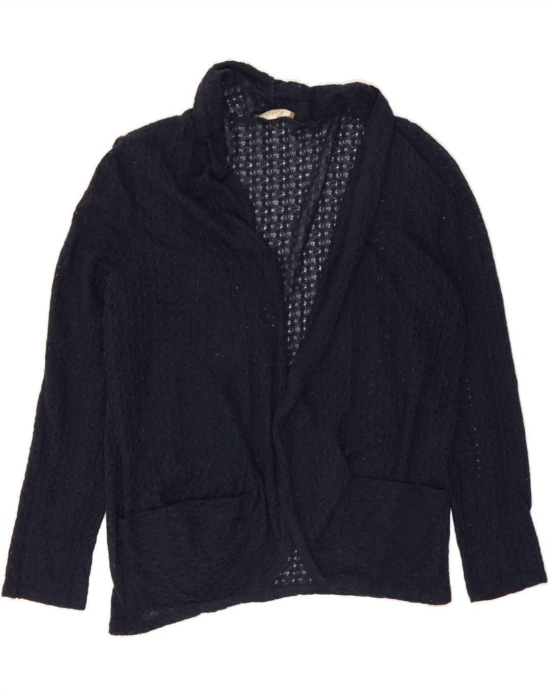 OASIS Womens Oversized Open Cardigan Sweater UK 18 XL Navy Blue Polyester Vintage Oasis and Second-Hand Oasis from Messina Hembry 