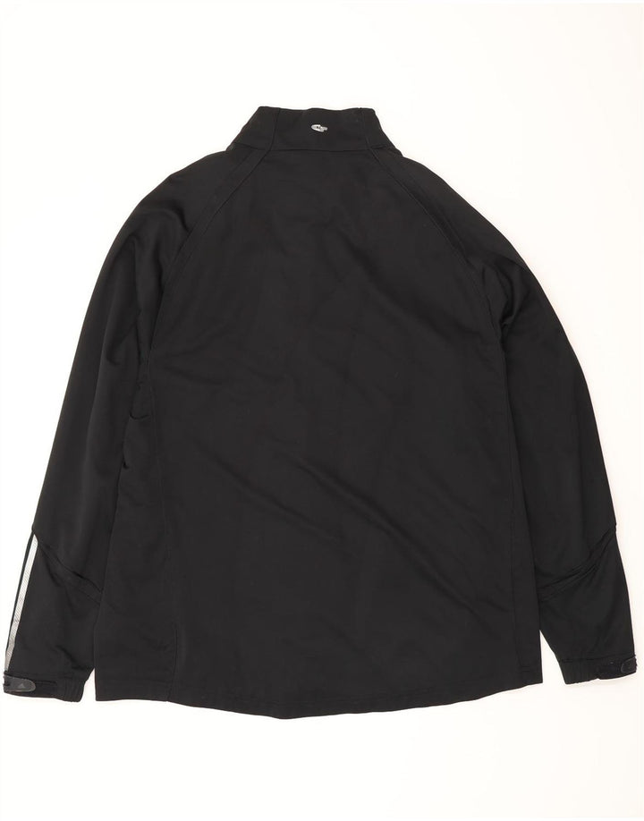 Adidas Mens Clima Proof Tracksuit Top Jacket 2XL Black Polyester