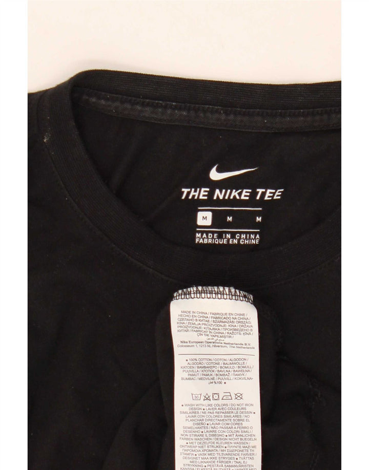 T-shirt męski Nike, średni czarny, bawełniany