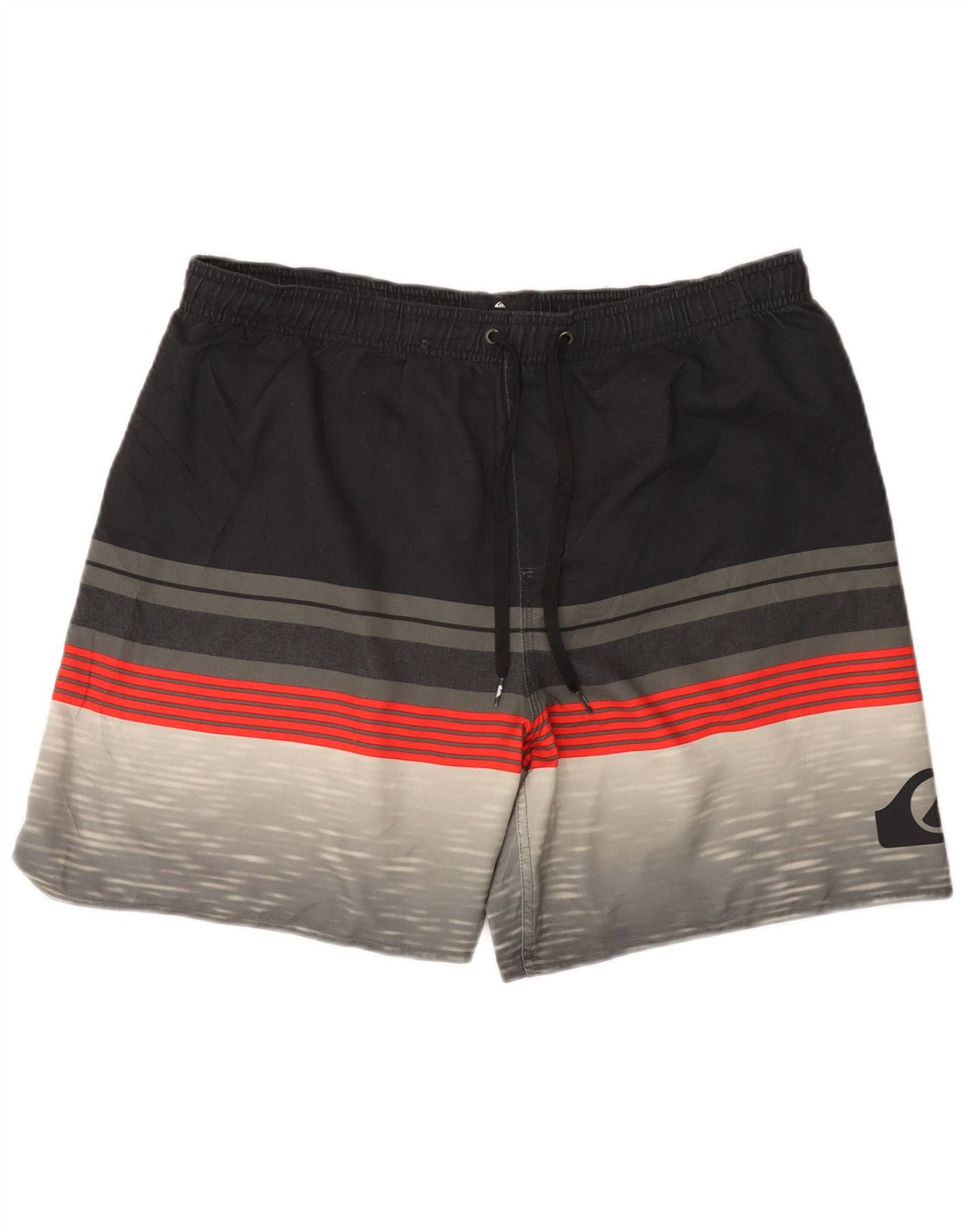 Quiksilver Mens Swimming Shorts 2XL  Black Colourblock Polyester