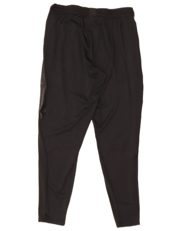 Nike Dame Dri Fit træningsdragt Bukser UK 12 Medium Sort Polyester