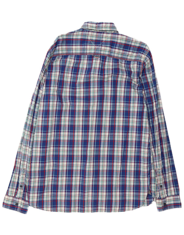 Koszula męska Tommy Hilfiger 2XL, bawełniana niebieska kratka