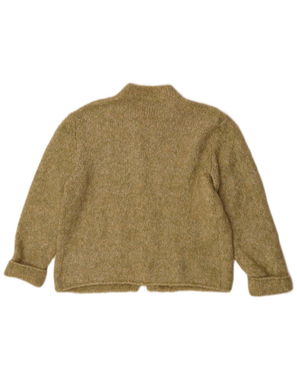 Marella Cardigan pour femme UK 14 Large Vert Mohair