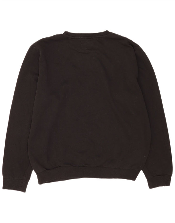 Guess Mens Graphic Sweatshirt Jumper XL Black Cotton