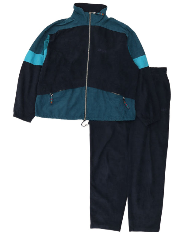 Aesse Womens Full Tracksuit IT 46 Small Navy Blue Colourblock Sports