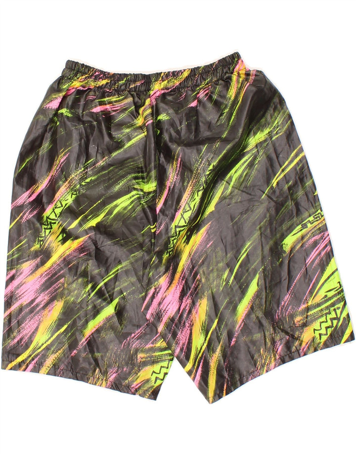 VINTAGE Mens Abstract Pattern Swimming Shorts Medium  Multicoloured Vintage Vintage and Second-Hand Vintage from Messina Hembry 