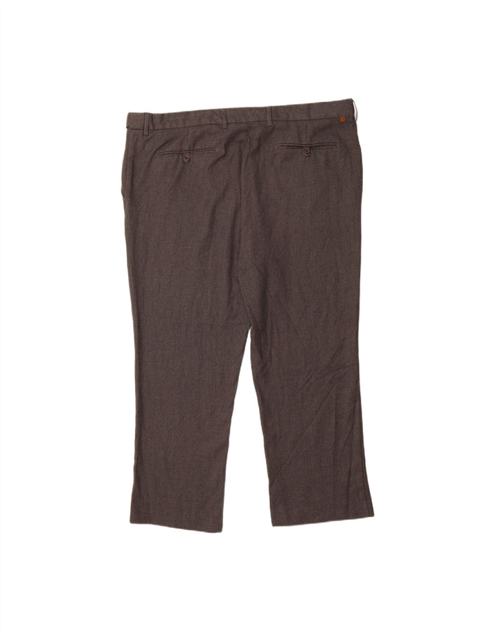 FARAH Mens Classic Slim Suit Trousers W46 L29 Grey Polyester Vintage Farah and Second-Hand Farah from Messina Hembry 