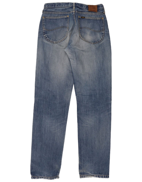 Lee Straight Jeans til mænd W33 L34 blå bomuld