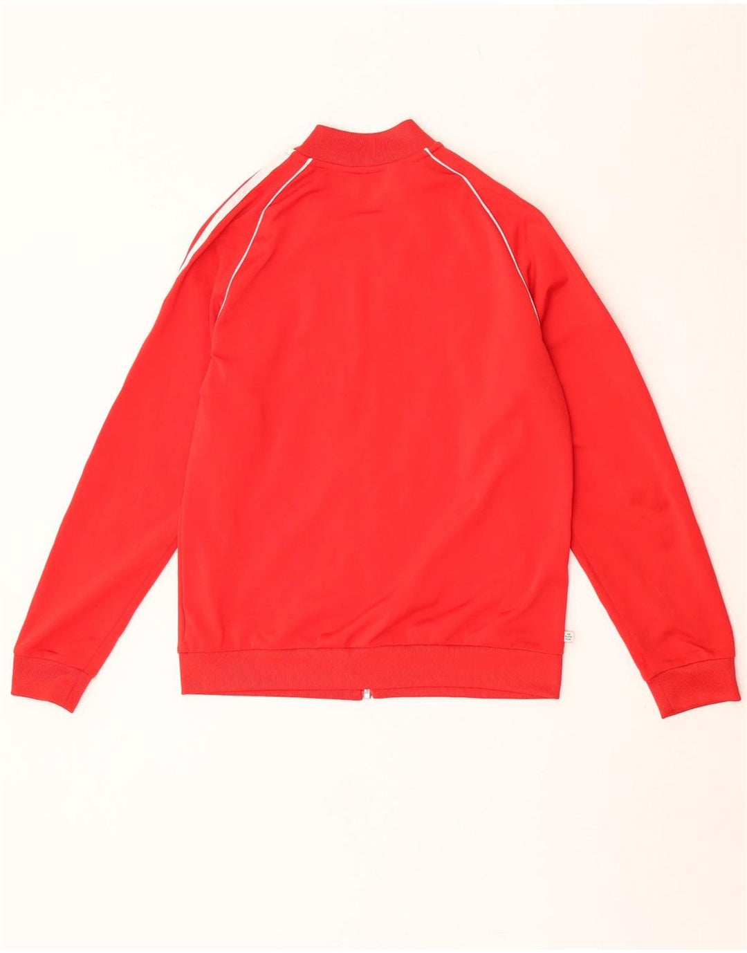 ADIDAS Jungen-Trainingsanzug, Top-Jacke, 12–13 Jahre, groß, rotes Polyester