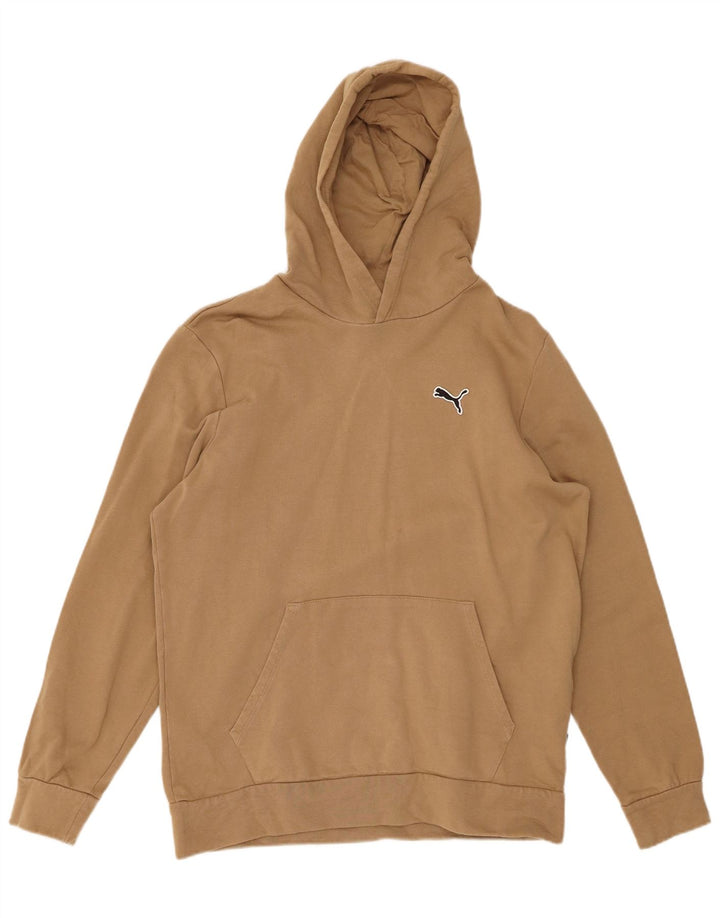 PUMA Mens Hoodie Jumper Medium Beige