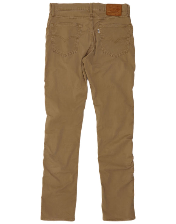 Levi's Mens Slim Fit Casual Trousers W32 L32 Khaki Cotton