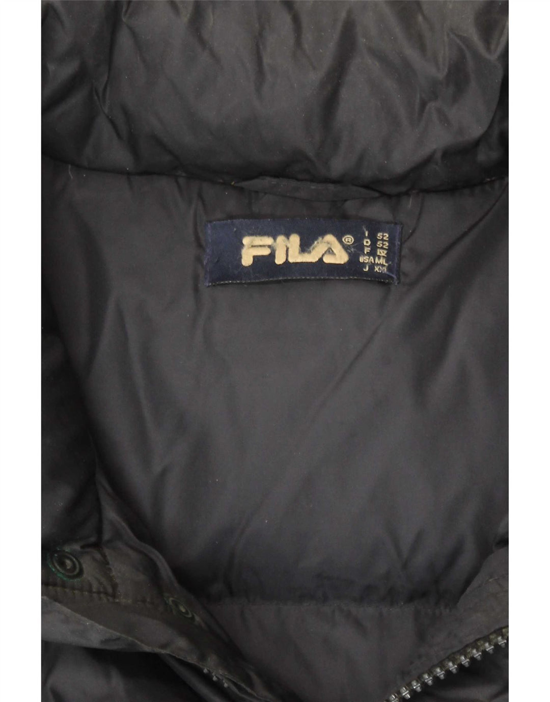 Fila Mens Padded Gilet IT 52 XL Black Polyamide