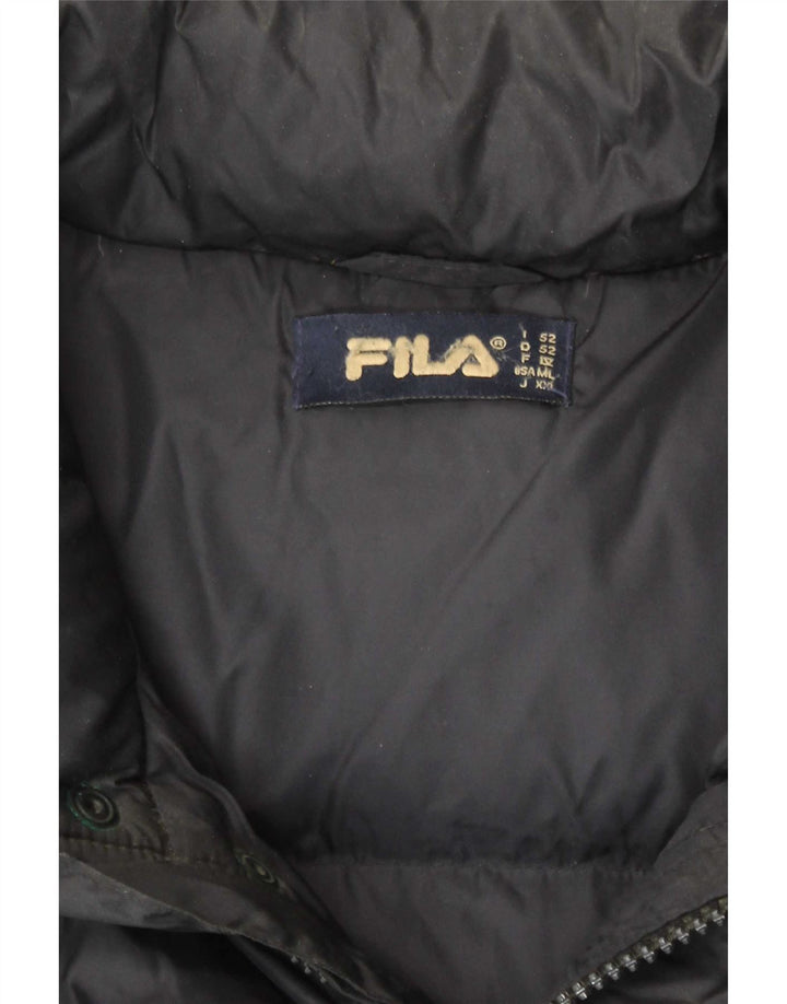 Fila Mens Padded Gilet IT 52 XL Black Polyamide