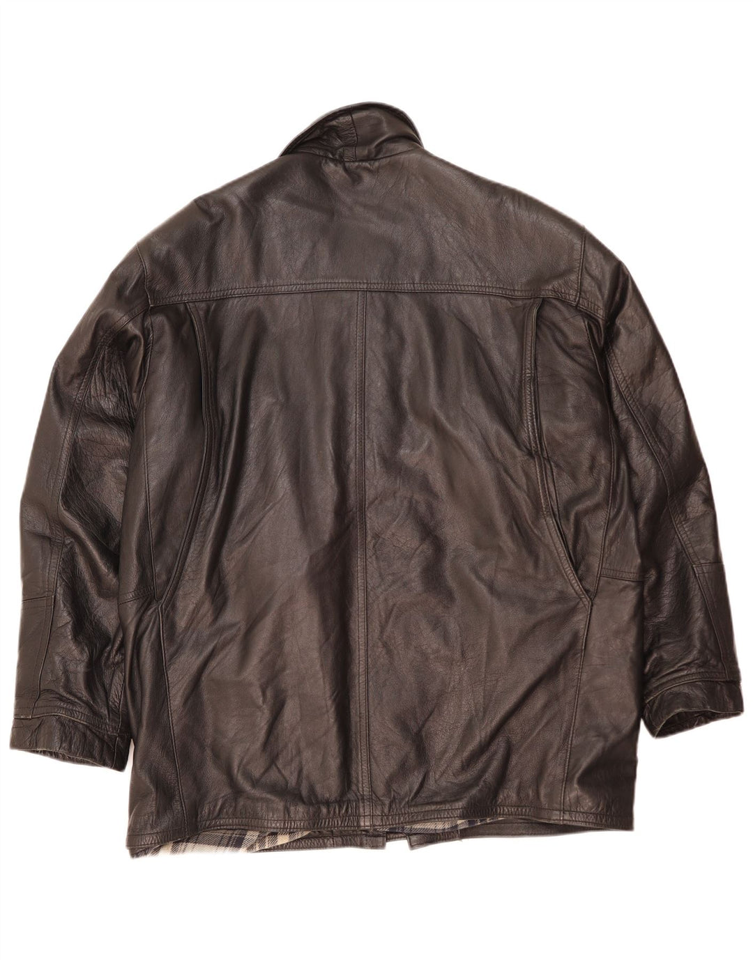 Giacca in pelle da uomo Gianfranco Ferre UK 42 XL in pelle nera