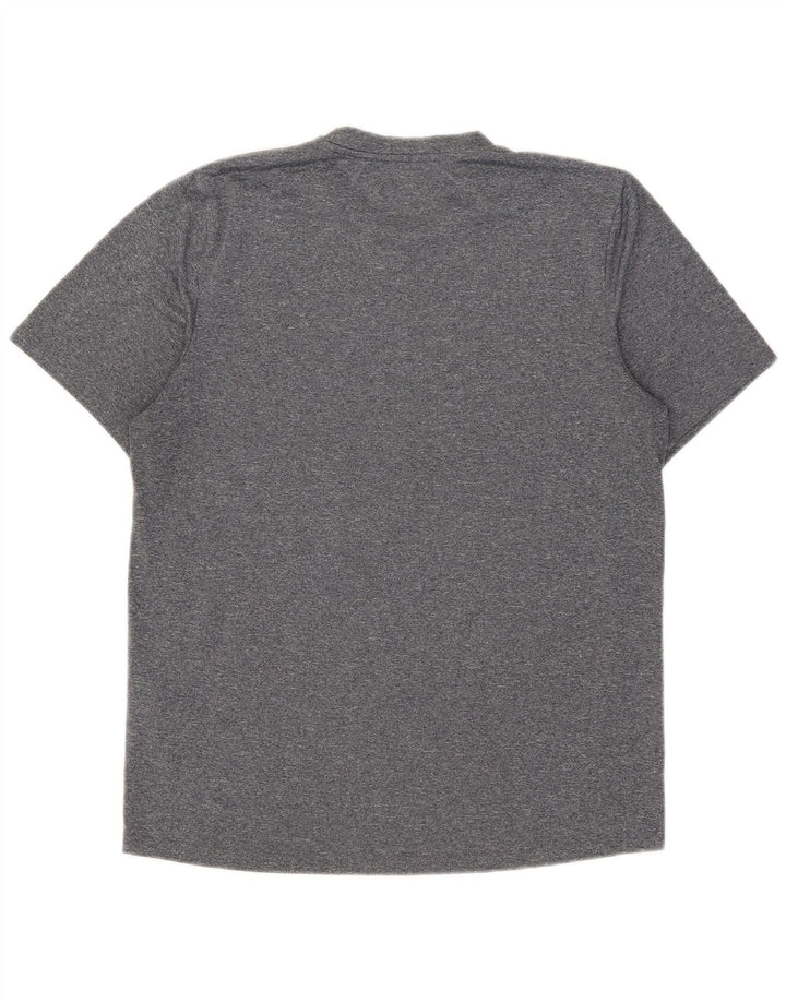 Umbro Herre T-Shirt Top Medium Grey Flecked Polyester