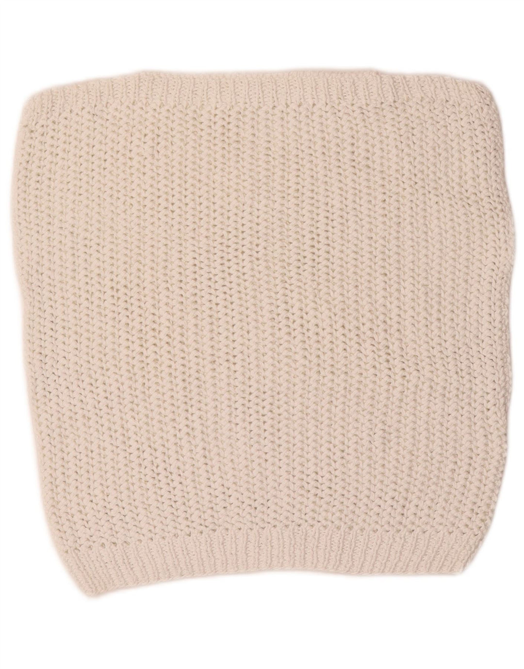 Vintage Womens Crop Crochet Vest Tank Top UK 12 Medium White