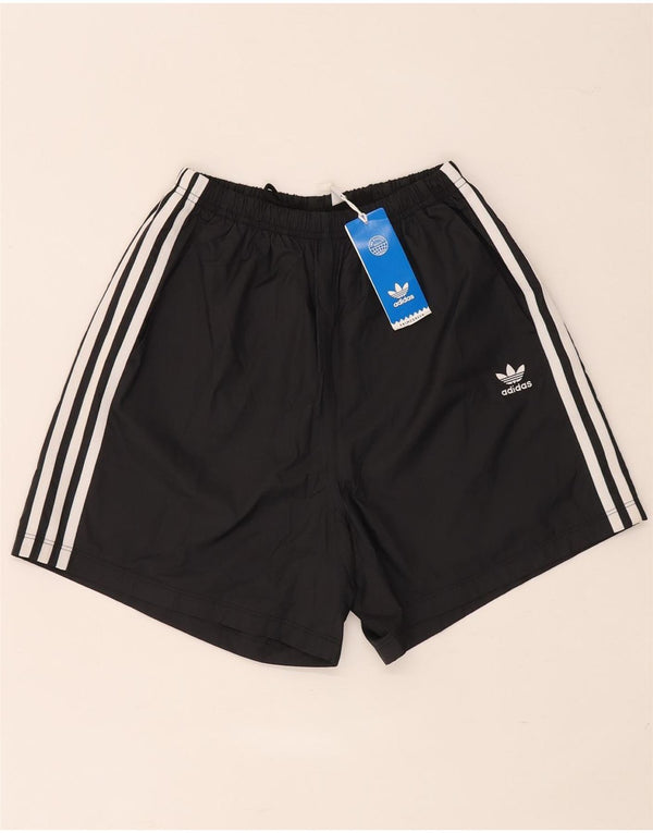 Adidas Short de sport pour femme UK 6 XS Noir Polyester
