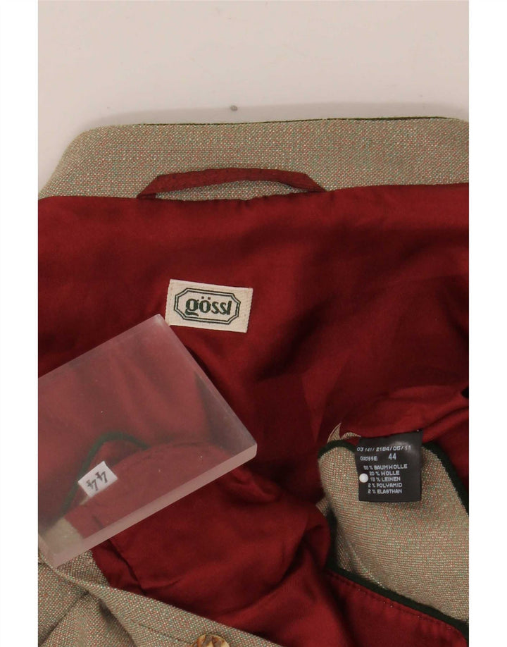 Blazer pentru femei Gossl, cu 5 nasturi, EU 44 XL, bumbac cu pete gri