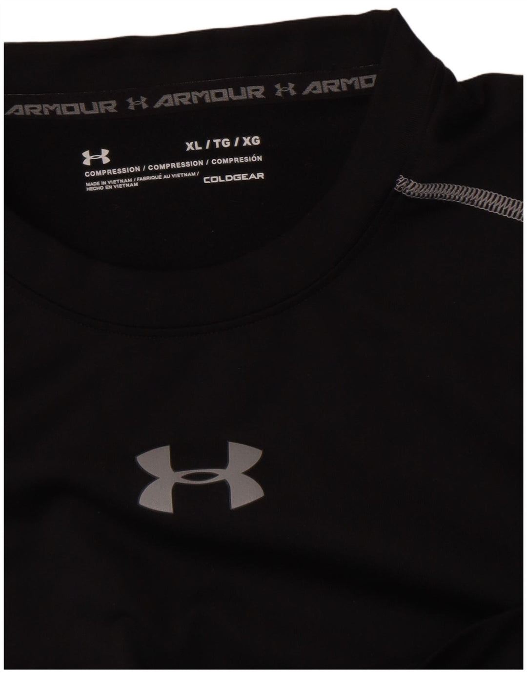 Under Armour Herre Compression Top Langærmet XL Sort