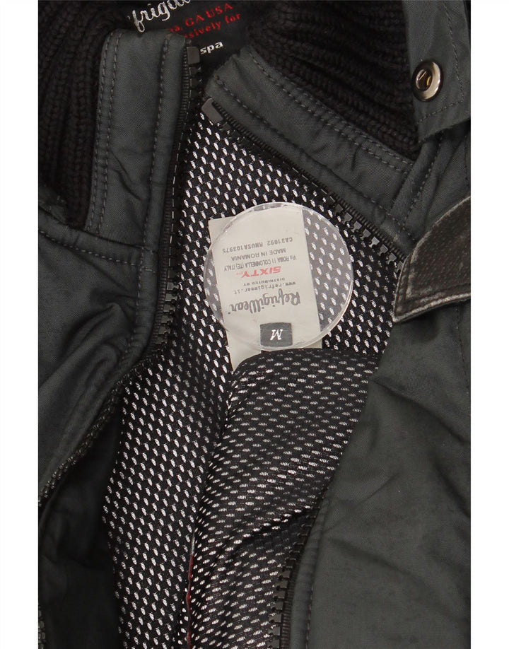 REFRIGIWEAR Mens Padded Jacket UK 38 Medium Black Nylon