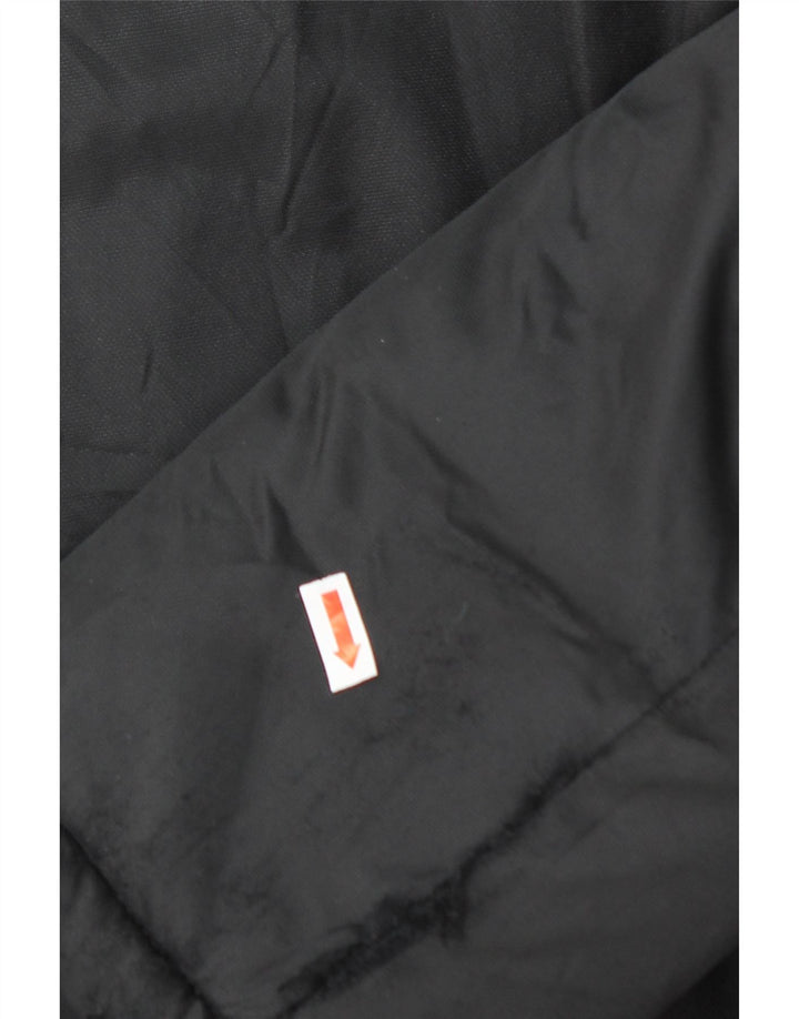 ADIDAS Boys Graphic Padded Jacket 11-12 Years Black Polyester Vintage Adidas and Second-Hand Adidas from Messina Hembry 