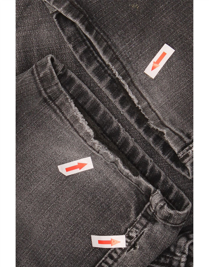 Marks & Spencer Mens Tapered Jeans W36 L29 Grey Cotton