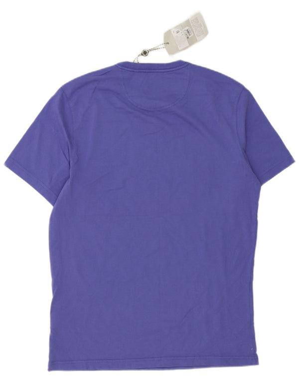 Barbour Herre Slim Fit Grafisk T-shirt Top Medium Lilla Bomuld