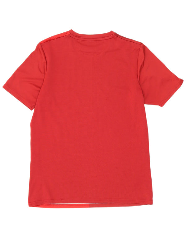 New Balance Boys Liverpool Graphic T-Shirt Top 10-11 Years Red Colourblock