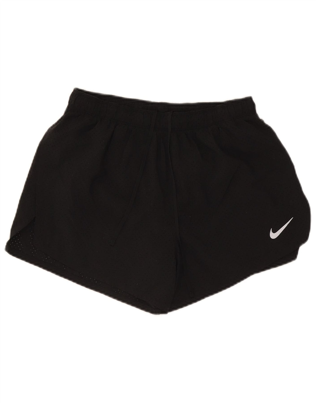 Nike Dame Dri Fit Sports Shorts UK 12 Medium Sort Polyester