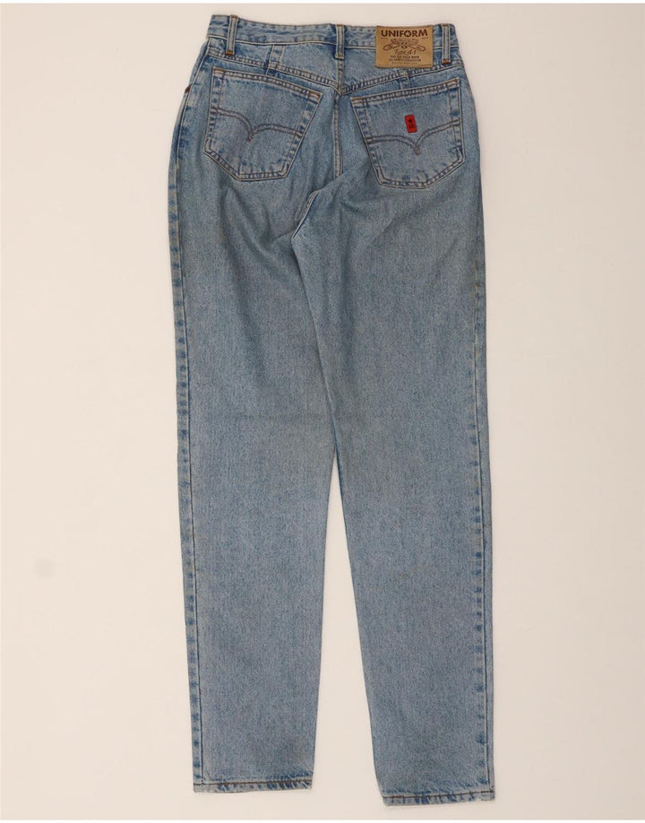 UNIFORM Mens Tapered Jeans W33 L32 Blue Cotton Vintage Uniform and Second-Hand Uniform from Messina Hembry 