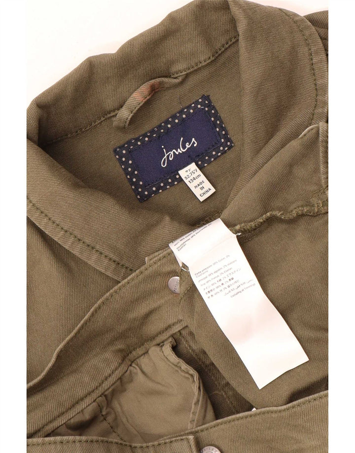 Giacca di jeans per ragazzi Joules 8-9 anni in cotone kaki