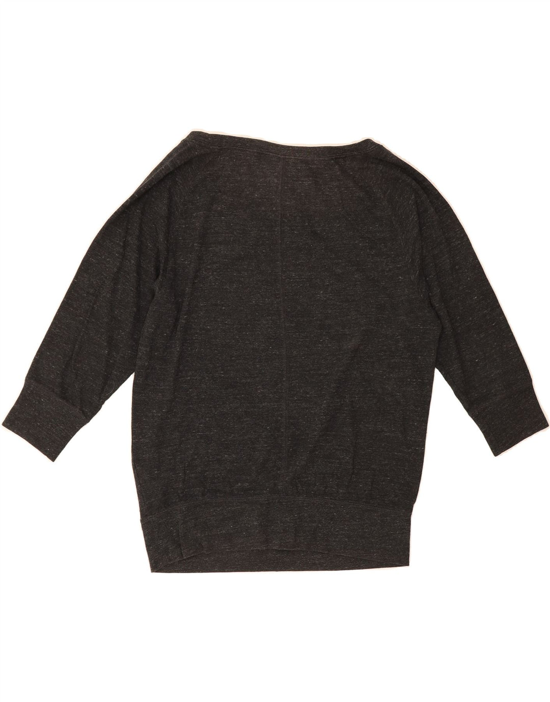 NIKE Womens Oversized Graphic Sweatshirt Jumper UK 14 Medium Grey Flecked Vintage Nike and Second-Hand Nike from Messina Hembry 