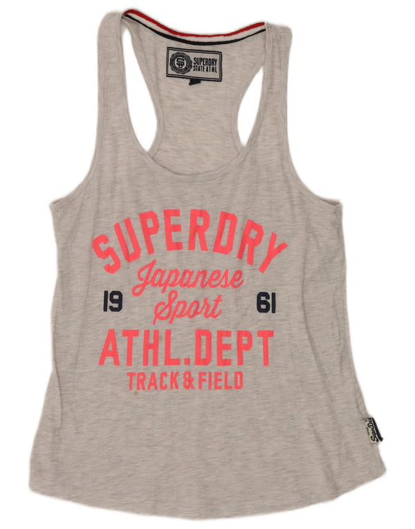 Superdry Débardeur Graphic Homme Petit Gris Moucheté Polyester