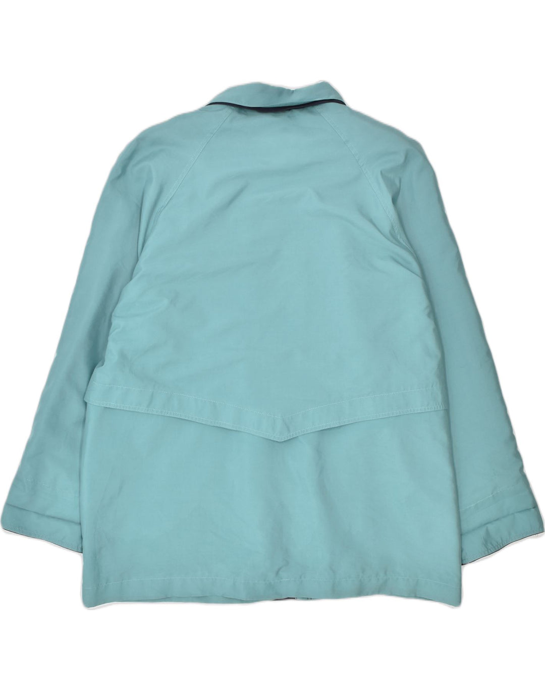VINTAGE Womens Overcoat UK 22 3XL Blue Polyester | Vintage | Thrift | Second-Hand | Used Clothing | Messina Hembry 