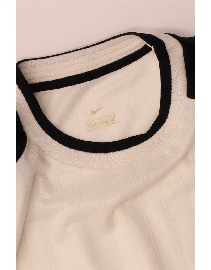 Camiseta Nike Hombre Top Medium Blanco Colorblock Poliéster