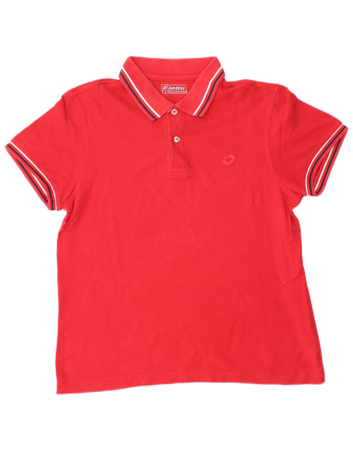 Lotto Mens Polo Shirt Small Red