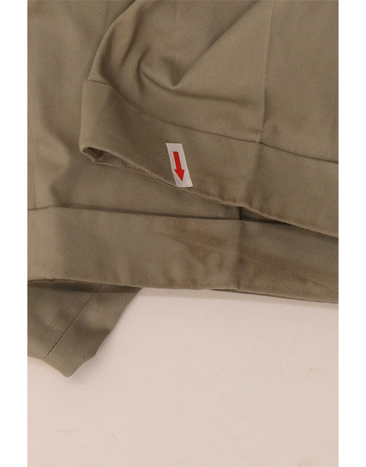 Marks & Spencer Mens Pegged Chino Trousers W34 L29 Grey Polyester