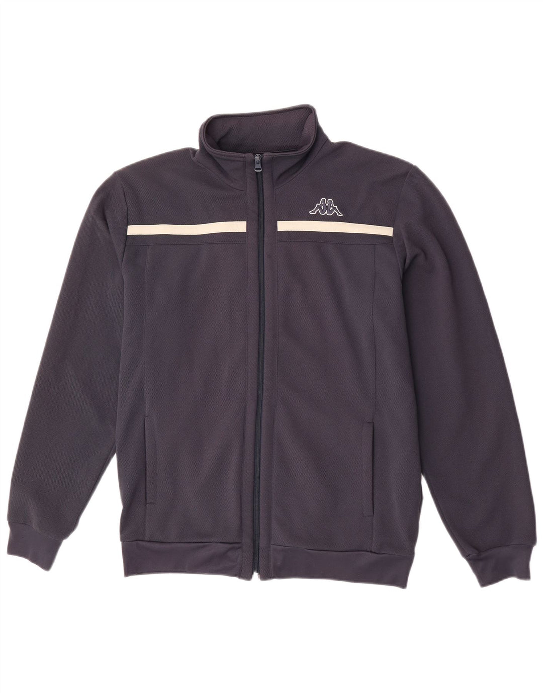 Kappa Veste de Survêtement Homme XL Bleu Marine Polyester