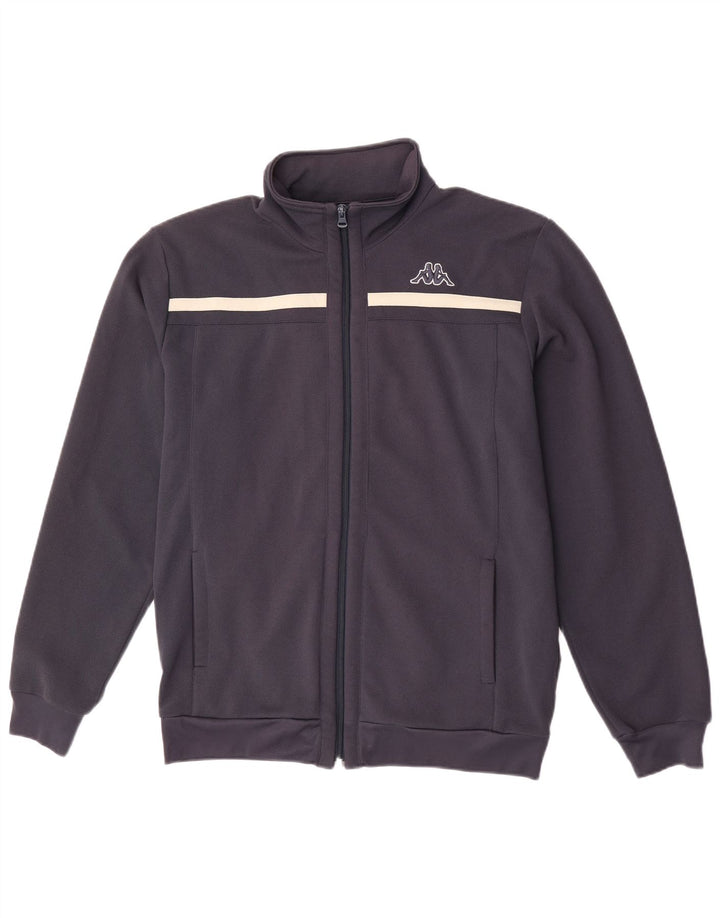 Kappa Veste de Survêtement Homme XL Bleu Marine Polyester