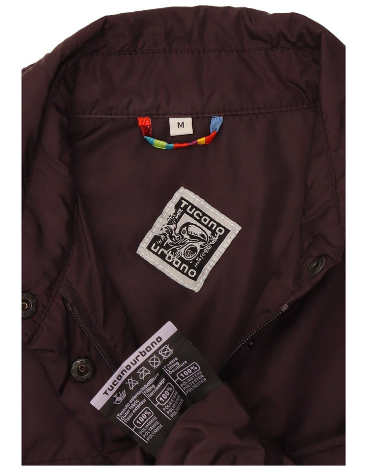 Tucano Urbano Womens Utility Jacket UK 14 Medium Purple Polyamide