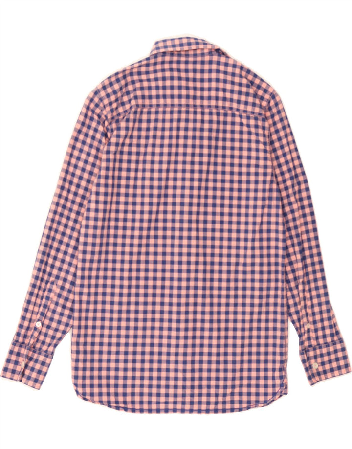 BODEN Boys Shirt 11-12 Years Pink Gingham Cotton Vintage Boden and Second-Hand Boden from Messina Hembry 