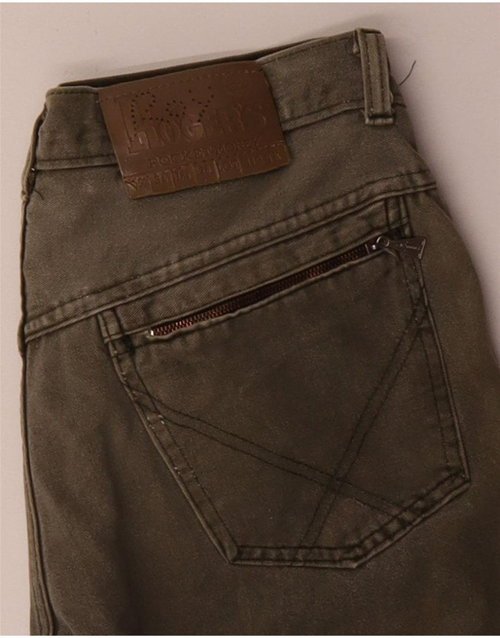 ROY ROGERS Mens Straight Jeans W34 L30 Khaki
