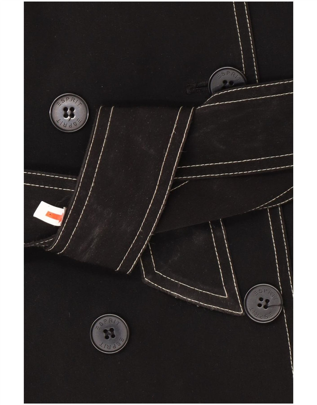 Esprit Womens Sherpa Pea Coat UK 18 XL Black Polyester