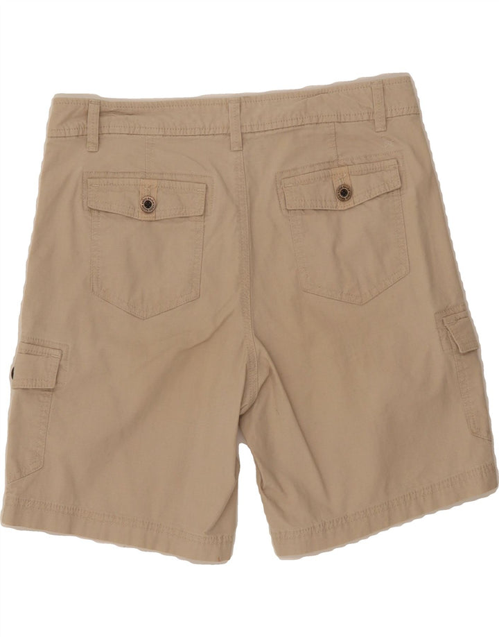 EDDIE BAUER Womens Cargo Shorts US 8 Medium W30 Beige Cotton Vintage Eddie Bauer and Second-Hand Eddie Bauer from Messina Hembry 